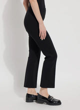 Load image into Gallery viewer, Person wearing black ankle pants, black top and black loafers posing against a white background.