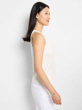 Load image into Gallery viewer, The Anytime Sequin Sweater Tank by Nic & Zoe is a chic and versatile sleeveless top designed for effortless elegance. It features a crew neckline, straight hem, and pullover construction, making it easy to wear for various occasions. The knit sequin fabrication adds a touch of shimmer, perfect for dressing up or down and perfect on its own or under a jacket.