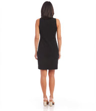 Load image into Gallery viewer, Elevate your wardrobe with the perfect blend of vintage charm and modern sophistication in this dress. Crafted with soft viscose and stretch spandex, it features front bust darts that enhance your silhouette. For a polished daytime look, pair it with a blazer and pumps, and for a stunning evening outfit, add statement accessories and heels.