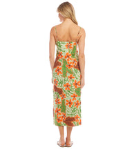 Load image into Gallery viewer, Elevate your summer attire with this stunning dress, expertly combining fashion, comfort, and floral elements. The midi cut and adjustable straps provide a personalized fit, guaranteeing a flattering figure.