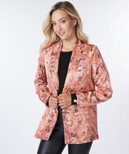 Load image into Gallery viewer, Final Sale Ebba Expression Print Blazer - EsQualo F2214526