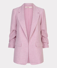 Load image into Gallery viewer, Pink blazer on a light gray background.