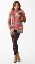 Load image into Gallery viewer, A cardigan is a great layering item, and you'll soon call the Silvia cardigan your go-to. It provides a stunning spectrum of colors and is sure to keep you warm. Colors- Brown, pink, burgundy, orange. Ultra soft and cozy. Front functional pockets. Open cardigan.