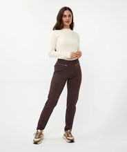 Load image into Gallery viewer, Our Blenda turtleneck is an exquisite piece featuring a delicate burnout animal print. Elegantly draped from the shoulder to the waist, it serves as a sophisticated foundation over slacks or chic skirts. 