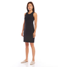 Load image into Gallery viewer, This dress blends timeless elegance with modern style in a sleeveless design that suits any occasion. You can wear it alone on sunny days or pair it with a cozy jacket on cooler ones. From cocktail parties to workdays to weekend brunches, this dress fits your every need.
