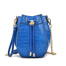 Load image into Gallery viewer, The Cassidy Crocodile Embossed Bag is a stylish and functional shoulder bag designed for women. The bag is made of high-quality animal-friendly vegan leather that is embossed with a crocodile pattern, giving it a unique and fashionable look.