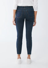 Load image into Gallery viewer, Discover our top-selling Christina slim ankle jeans, featuring a chic cut hem. Crafted with more than 30% recycled fibers, these jeans are not only visually appealing but also kind to the planet!