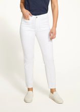 Load image into Gallery viewer, Designed to deliver a flattering mid-rise fit, the Christina Straight Leg Denim, offers comfort and style in equal measure. Crafted with a premium blend of fabrics, these jeans provide a hint of stretch, ensuring ease of movement while maintaining shape. Versatile and chic, they’re a perfect choice for casual outings or dressing up with a tailored blouse. A true wardrobe staple that will never go out of fashion.