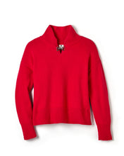 Load image into Gallery viewer, Red sweater against a white background.