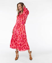 Load image into Gallery viewer, This button-through dress features a bow detail at the waist, giving it a feminine touch and making it an eye-catching piece. It is an ideal option for bringing some color back into your wardrobe post-winter.