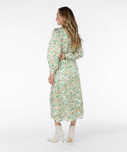 Load image into Gallery viewer, Achieve a stunning spring aesthetic with this exquisite long dress. Showcasing an ethnic print in charming pastel shades, this dress can be paired with either a sandal or sneaker for a versatile look suitable for any event