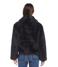 Load image into Gallery viewer, Discover our Flanna Faux Fur Coat, an essential addition to your seasonal wardrobe. Designed with a luxuriously soft texture, this coat is ideal for chilly days. It offers a generous fit for ease of movement and the option to layer underneath.