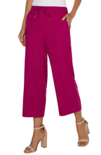 Load image into Gallery viewer, Our knit wide-leg pull-on trousers are super comfortable and easy to wear. This cropped trouser adds the perfect pop of color to your wardrobe! This style pairs effortlessly with your favorite tee and tennis shoes or dress it up with a blouse and heels. 