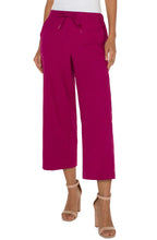 Load image into Gallery viewer, Our knit wide-leg pull-on trousers are super comfortable and easy to wear. This cropped trouser adds the perfect pop of color to your wardrobe! This style pairs effortlessly with your favorite tee and tennis shoes or dress it up with a blouse and heels. 