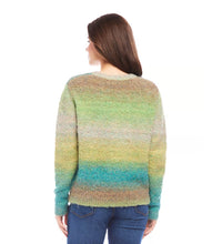 Load image into Gallery viewer, Experience ultimate comfort in our Ombre Boucle Sweater. The soft, roomy fit allows for easy movement, while the ombre color knit and boucle yarn add a stylish touch.