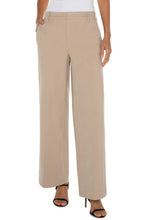 Load image into Gallery viewer, Our best-selling Kelsey Knit Trouser now comes in color biscuit tan with a wide leg silhouette! Dress these up with a fitted blazer or pair with sneakers and a tee for an elevated casual look!