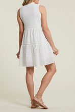 Load image into Gallery viewer, Upgrade your summer wardrobe with this elegant sleeveless dress featuring functional pockets for effortless style and convenience. Designed with lightweight, breathable fabric, this classic white dress is perfect for warm-weather fashion and versatile enough for casual wear or evening outings.