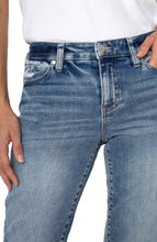 Load image into Gallery viewer, Experience effortless style with the Liv Non-Skinny Skinny in Santa Anita. This medium-wash design boasts a cut hem for a trendy touch. Dress it up or down by pairing it with a blouse or sweater for a versatile day-to-night look.