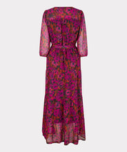 Load image into Gallery viewer, Liva Long Wrap Dress in Floral Wilding - EsQualo F2314532