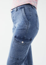 Load image into Gallery viewer, Featuring an effortless fit and lightweight fabric, these denim joggers are perfect for warmer days. Pair them with your favorite sandals or sneakers and a top, and you're ready to take on the day!