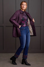 Load image into Gallery viewer, Perfect for the changing seasons, this lightweight shacket is a versatile addition to any wardrobe. Designed with style and practicality, it offers unmatched comfort with its quilted exterior that brings a touch of texture, and a fully lined interior adorned with an attractive pattern. It features an easy snap-up front, a traditional collared neckline, casual drop-shoulder sleeves, and handy side welt pockets, blending simplicity with sophistication.