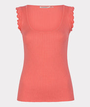 Load image into Gallery viewer, TINA TOP RIB CROCHET VOLANT - ESQUALO