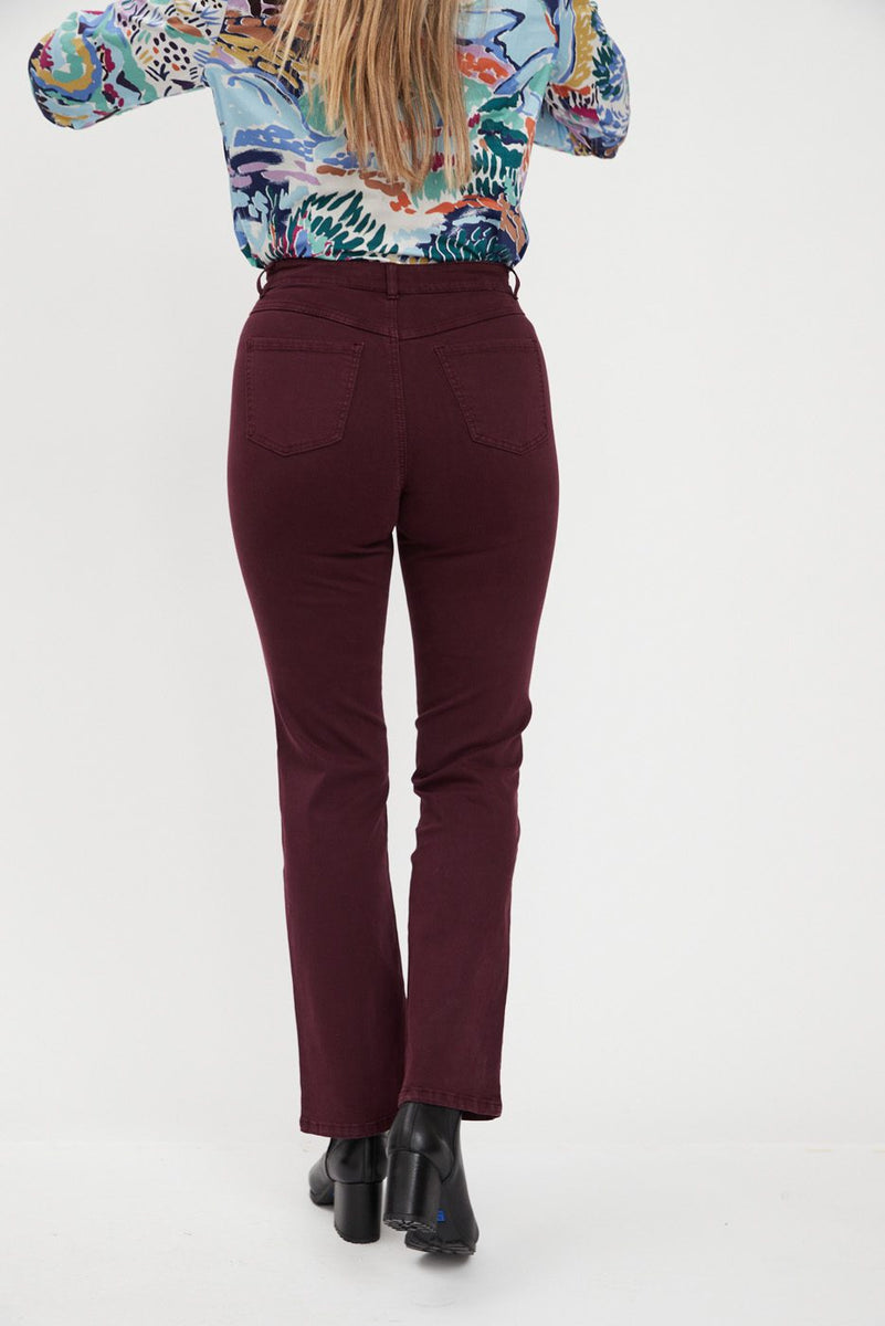 Peggy Rich Brown Bootcut Jean FDJ French Dressing Style 6767511