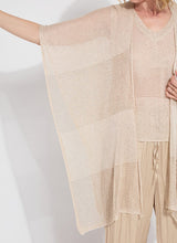 Load image into Gallery viewer, Add a layer of shimmer and sophistication with the Riva Mesh Sequin Shrug by Lysse. Designed to dazzle, this lightweight open-front shrug features a sheer mesh base adorned with delicate sequins that catch the light with every movement. The cropped silhouette and fluid drape make it the perfect finishing touch for sleeveless tops, dresses, or elevated evening looks.