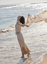 Load image into Gallery viewer, Add a layer of shimmer and sophistication with the Riva Mesh Sequin Shrug by Lysse. Designed to dazzle, this lightweight open-front shrug features a sheer mesh base adorned with delicate sequins that catch the light with every movement. The cropped silhouette and fluid drape make it the perfect finishing touch for sleeveless tops, dresses, or elevated evening looks.