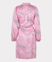 Load image into Gallery viewer, Witta Wrap Dress Pink with Rope Print - EsQualo SP2314008