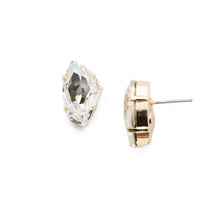 Load image into Gallery viewer, Elevate your jewelry collection with the Sorrelli Sabina Stud Earrings, designed for effortless sophistication. Featuring brilliant-cut crystals set in a bright gold-tone finish, these earrings add a touch of timeless glamour to any look. Whether for everyday wear or special occasions, the lightweight, comfortable design ensures all-day shine.