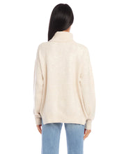 Load image into Gallery viewer, Final Sale Sawyer Sand Turtleneck Sweater - Karen Kane 4L89623