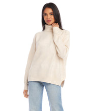 Load image into Gallery viewer, Final Sale Sawyer Sand Turtleneck Sweater - Karen Kane 4L89623