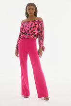 Load image into Gallery viewer, Sophisticated and contemporary, our wide leg exemplifies style and comfort. The bonded solid crepe knit fabric is exceptionally soft and drapes gracefully, while the structured contour waistband ensures a comfortable, fit. Ideal for professional and casual settings, these versatile pants can be styled up or down for any occasion. Part of the Joseph Rikboff Signature collection.