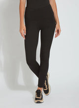 Load image into Gallery viewer, Lysse's classic Signature Center Seam full-length leggings are crafted from 4-way stretch Ponte, providing a snug fit. Ideal for both leisure and work, they boast a concealed signature waistband, central seam detailing, and a sleek silhouette.