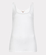 Load image into Gallery viewer, The EsQualo fitted tank is a sleek, versatile essential designed for effortless layering. Crafted from premium stretch fabric, it offers a flattering, contoured fit that enhances your silhouette. Perfect for day-to-night styling, this camisole pairs beautifully with tailored blazers, flowy skirts, or casual denim, making it a must-have staple in any wardrobe.