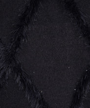 Load image into Gallery viewer, Wrap yourself in warmth and style, with our Henrika Hair Sequins Sweater in an eye-catching fuzzy checkered design. A fashion-must have, our EsQualo sweater is made of fluffy warm hairy fabrication set off with tiny, sparkle sequins. The Henrika is perfect for everything from daily routines to holiday attire, offering a luxurious feel in its cozy, warm embrace.