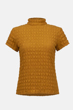 Load image into Gallery viewer, Tilly Textured Knit Fitted Top in Medallion - Joseph Ribkoff 253256