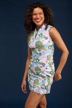 Load image into Gallery viewer, Active skorts have never looked so good! The Blaire Skort in Signature Stretch combines function and style with an interior bike short that provides a ball pocket, for the win. Made in S & Q's Signature Italian Matte Stretch fabric, this skort features a faux wrap skirt with ruffle detail, mid-rise waist, and side zipper closure. Perfect for golf, tennis, a day at the beach, lunch out with friends and other activities, this skort is a must-have addition to your activewear collection.