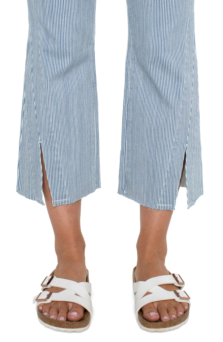 Plus Size Gia Glider Crop Flare with Twisted Seam