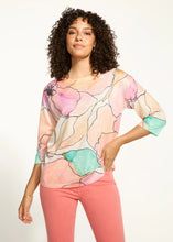Load image into Gallery viewer, Keep it stylish and comfy with this Drop Shoulder Boat-Neck Top by FDJ French Dressing. Designed with 3/4-length sleeves and a relaxed fit, this top is all about easy-going vibes. The boat neckline adds a trendy touch, while the smooth, lightweight fabric keeps it breathable and perfect for any day. Pair it with jeans, skirts, or your go-to pants for an effortless look that works anywhere.