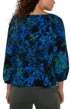 Load image into Gallery viewer, Trudy Three Quarter Sleeve Sweetheart Neck Woven Blouse - Liverpool Los Angeles LM8D33HE9P51