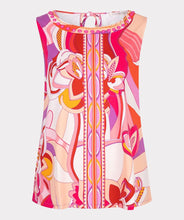 Load image into Gallery viewer, Make a statement with the EsQualo Tira Top! Featuring dazzling bead embellishments, bold, vibrant colors, and a chic disco-inspired design, this stylish top adds a touch of glamour to any outfit. Perfect for a night out or elevating your everyday look.