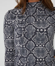 Load image into Gallery viewer, Close-up of a snake print top against a white background.