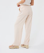 Load image into Gallery viewer, Supple crepe trousers with a drawstring closure and straight legs offer both comfort and style. Ideal for year-round wear, these trousers are suitable for any occasion.