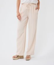 Load image into Gallery viewer, Supple crepe trousers with a drawstring closure and straight legs offer both comfort and style. Ideal for year-round wear, these trousers are suitable for any occasion.
