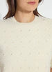 Load image into Gallery viewer, Valentina Pearl Short Sleeve Sweater in Icing - Lysse 21-3457-M7