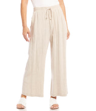 Load image into Gallery viewer, Casual yet polished, these lovely pants are made with a cool and breathable, rich linen blend. A perfect color pant that will literally pair with so many of your favorite tops. Pair this pant with our Sabrina Short Sleeve Linen Blend Draped Jacket in Natural Color for the perfect fashionista look!
