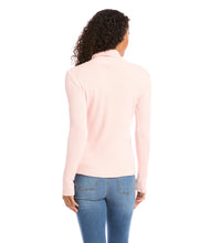 Load image into Gallery viewer, Ultra-soft brushed knit fabric shapes this draped neck top. Its ribbed knit construction and draped neck make this top perfect for cold-weather layering.
