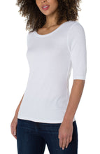 Load image into Gallery viewer, Introducing two tops in one; our Elise reversible rib top that reverses from a scoop neck to a V-neck! That's right, two different looks in one! This fabulous top is extremely lightweight and just perfect for layering under your favorite jacket or cardigan.